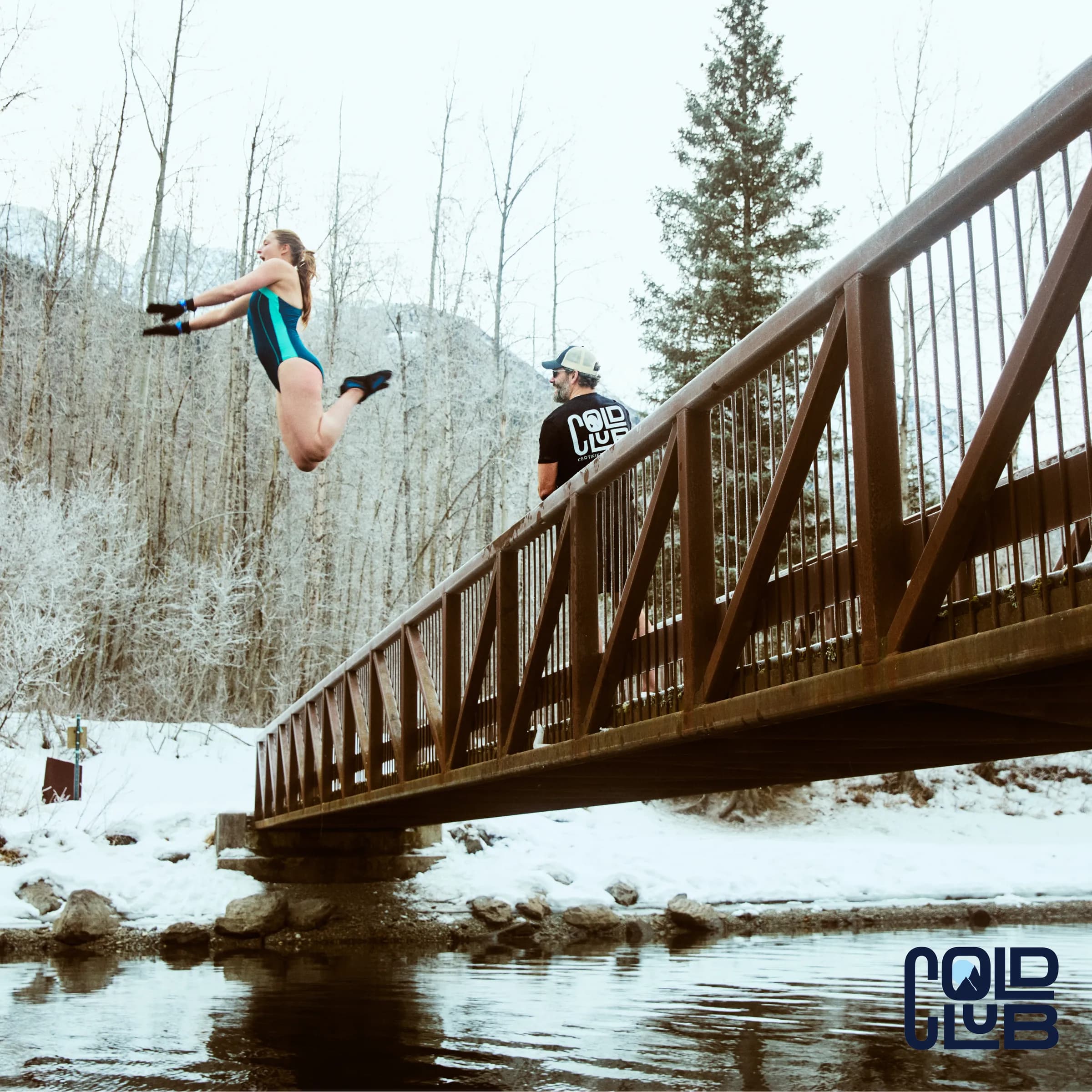 Mountain cold plunge